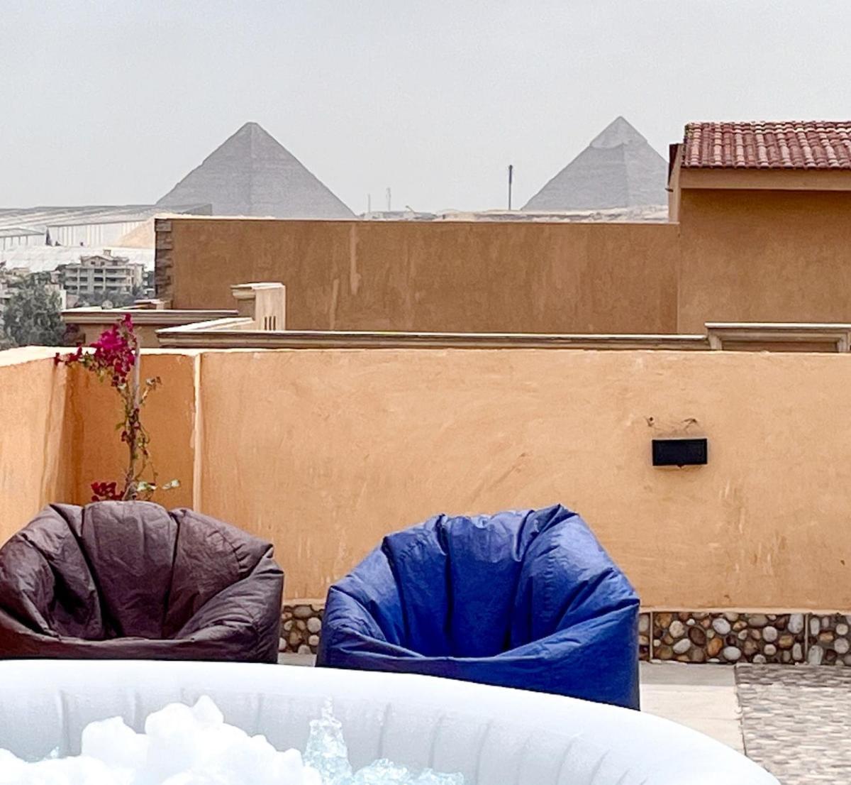 GizaBoho Getaway With Pyramids View & Jacuzzi公寓 外观 照片